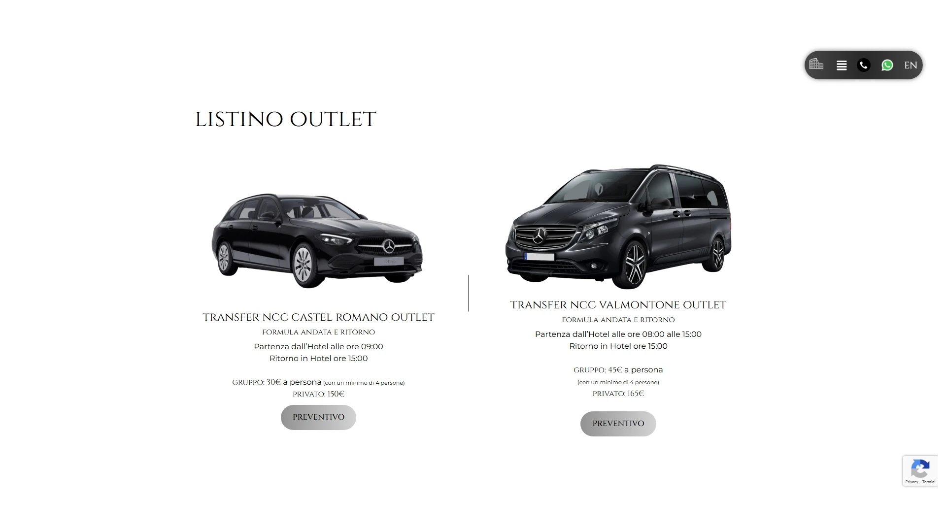 Sito web Noleggio Auto Con Conducente Drivemerome