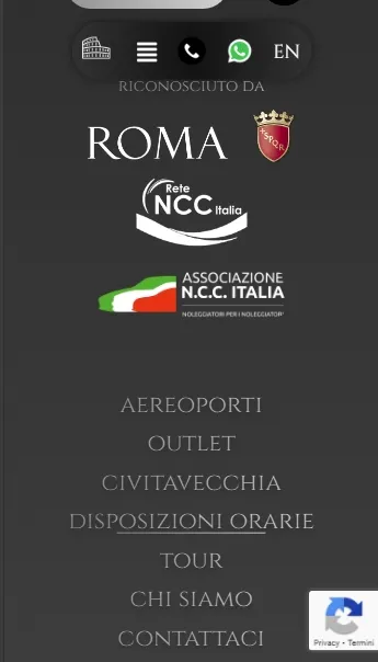 Sito web Noleggio Auto Con Conducente Drivemerome