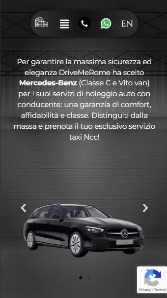Sito web Noleggio Auto Con Conducente Drivemerome